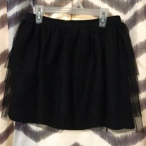Black tulle little girls skirt size XL (14/16)